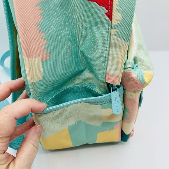 Thirty-One School Backpack Painted Streaks Abstract Modern Classic  15 x 13 x 6" - Picture 9 of 13